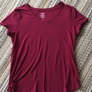 Burgundy Blouse